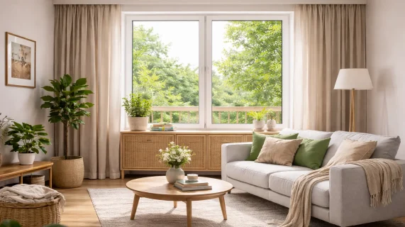 Скандинавская гостиная