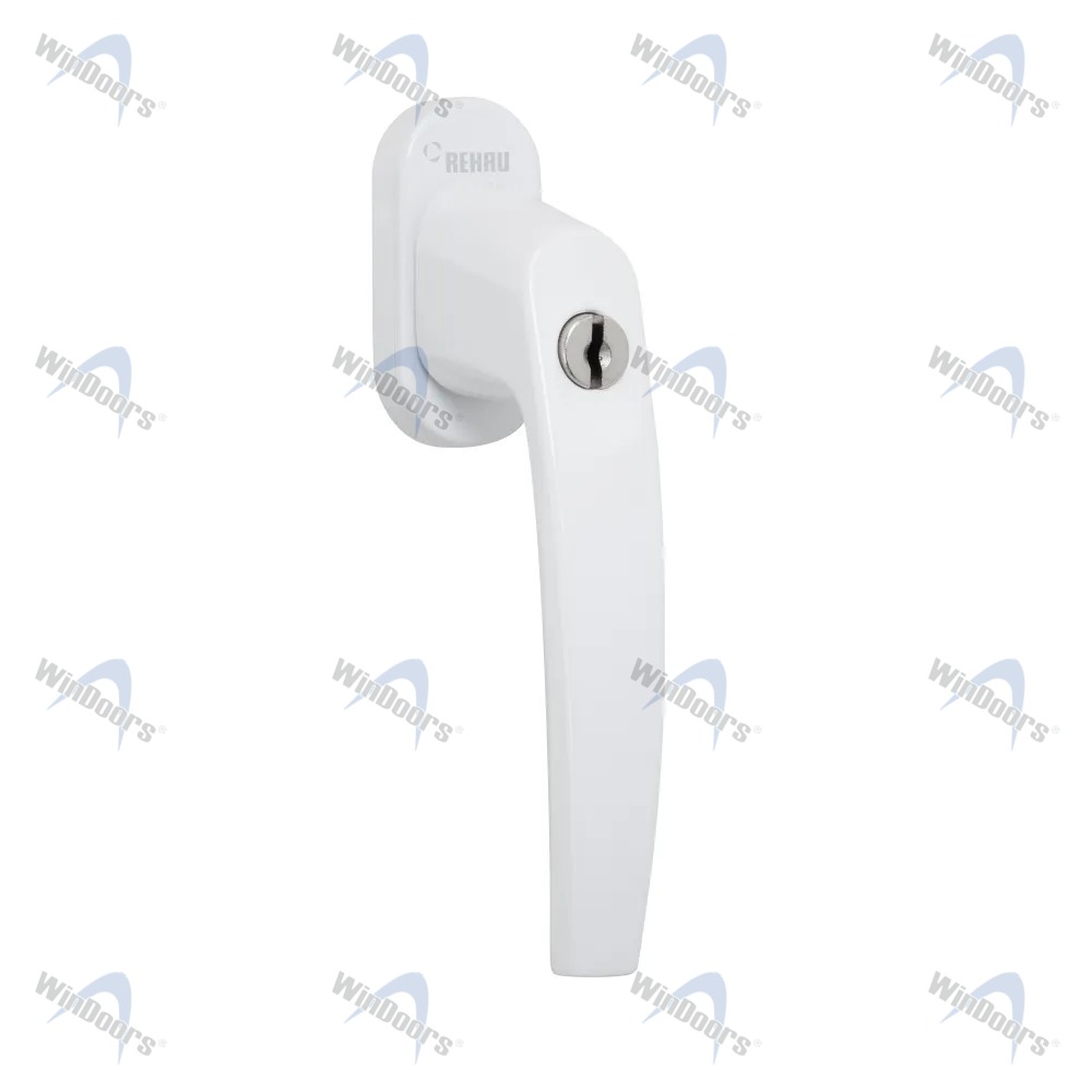 Ручка оконная Hoppe Hamburg, Противовзломная, Черная матовая