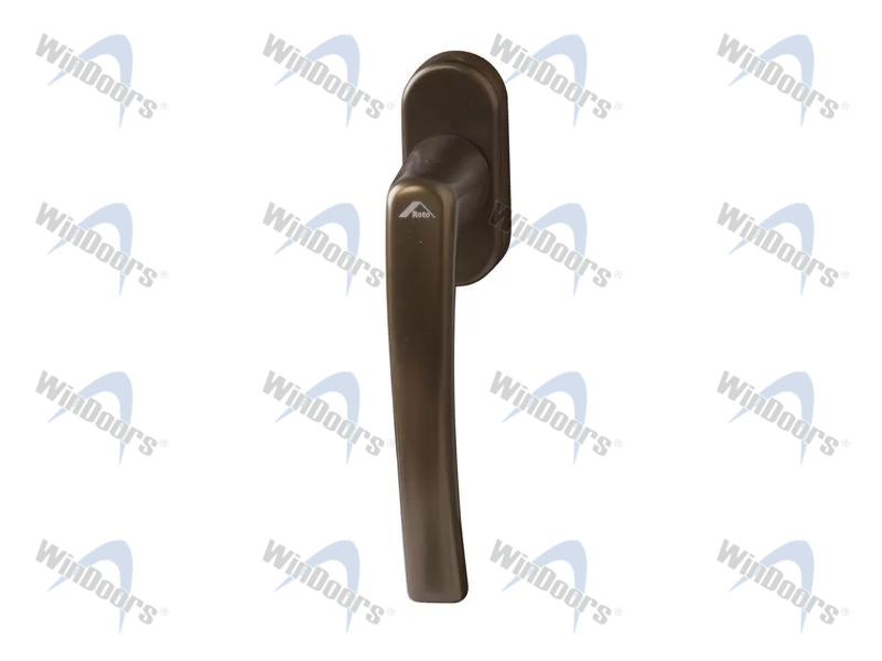 Ручка RotoLine 35 мм, Золото матовое, с логотипом и винтами