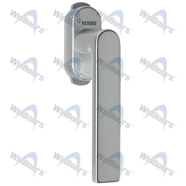 Оконная ручка с замком LINEA VARIO FIT. Цвет коричневый.